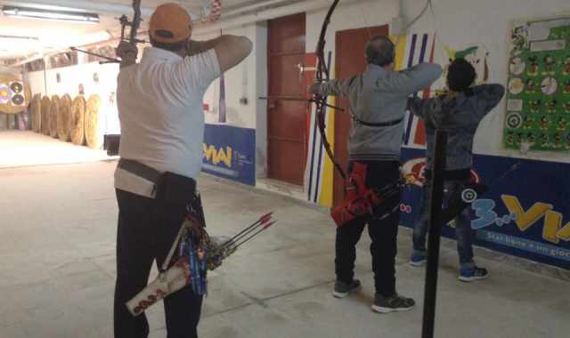 Enziteto, l dove si pratica il tiro con l'arco: Ma lo spazio  poco